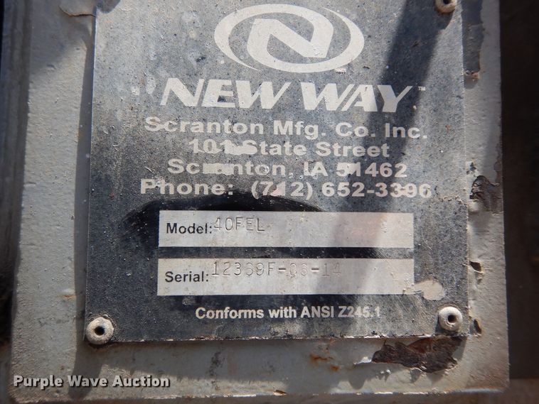 image for item DN1625 2015 Mack LEU633 Mammoth  refuse truck