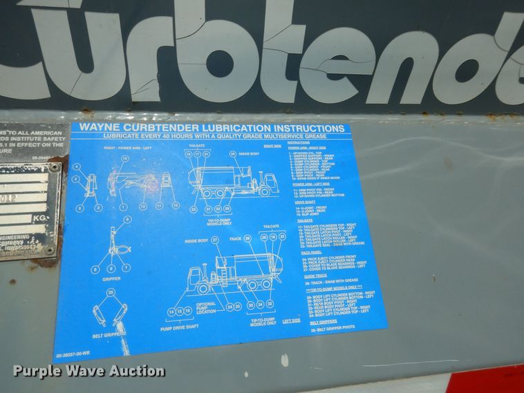 image for item DN1627 2013 Mack LEU613  refuse truck