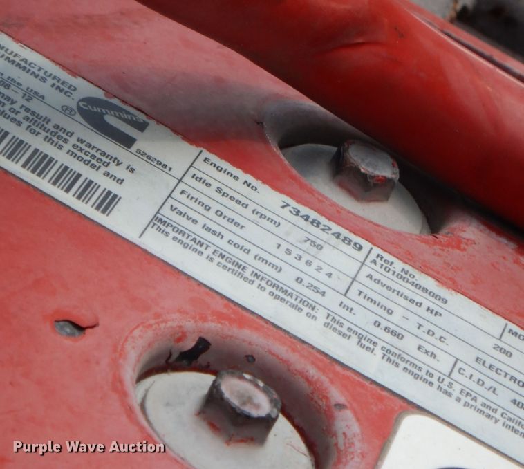 image for item DN1630 2014 Auto Car ACMD42  street sweeper truck