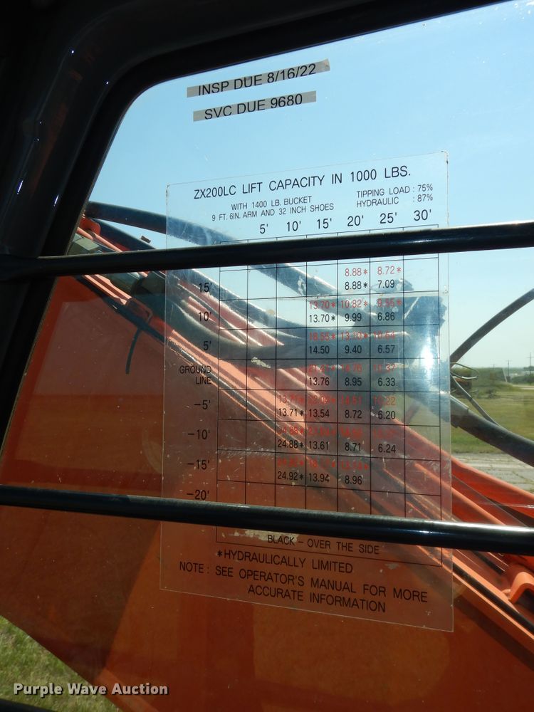 image for item DN1659 2006 Hitachi ZX200LC  excavator