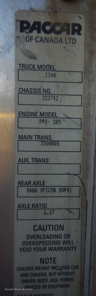 image for item DN1660 2008 Kenworth T300  dump truck