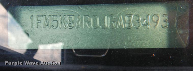 image for item DP4378 2018 Ford Explorer Police Interceptor  SUV