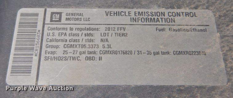 image for item DP4379 2012 Chevrolet Tahoe  SUV