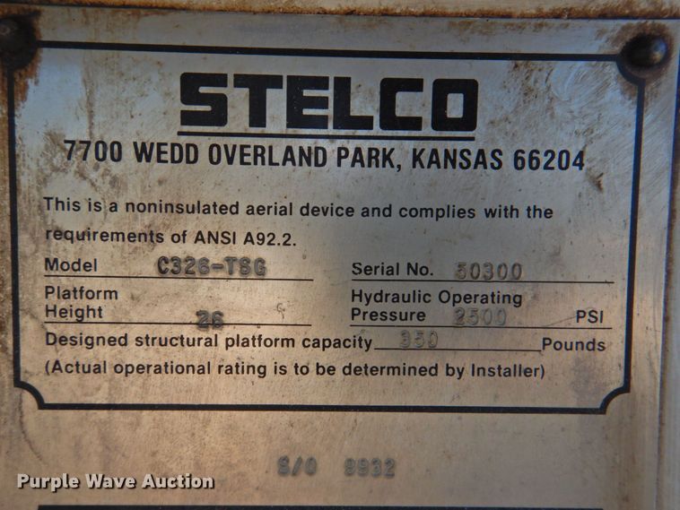 image for item DP4674 1979 Dodge D40  bucket truck