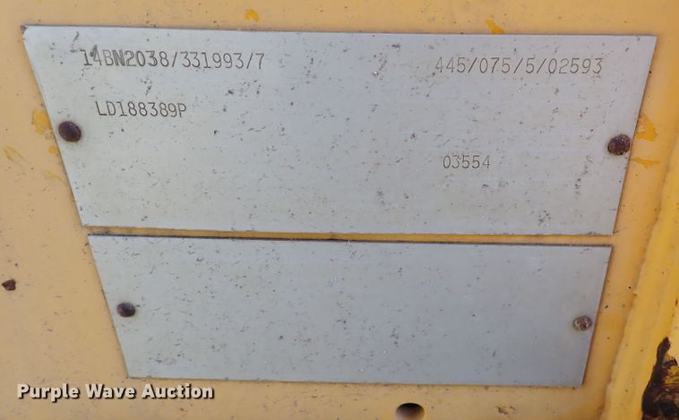 image for item DR0925 JCB 1400B  backhoe