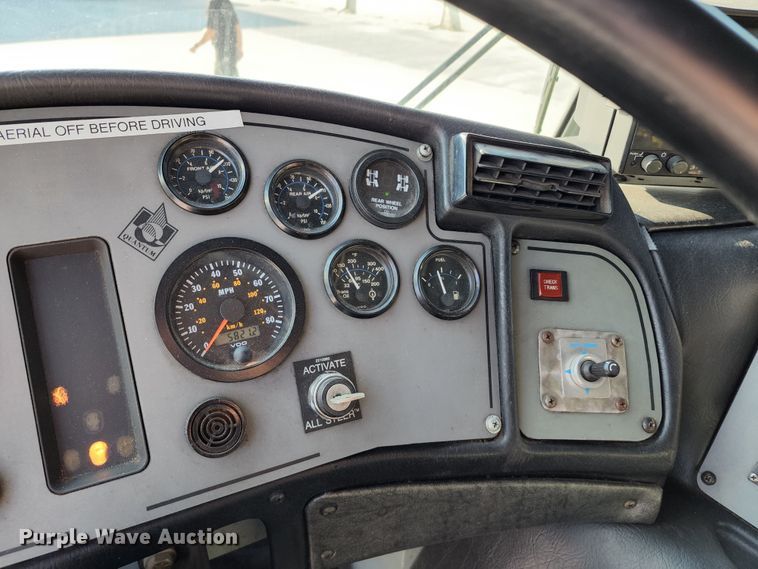 image for item JA9942 1999 Pierce Tilt Cab  ladder fire truck