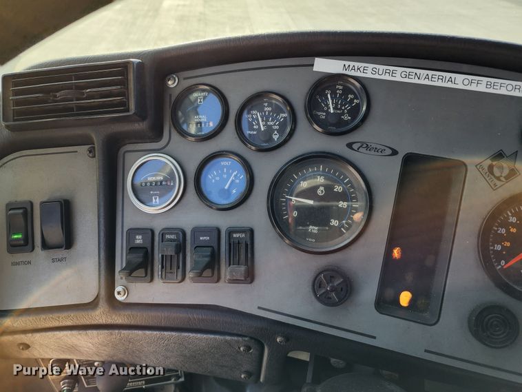 image for item JA9942 1999 Pierce Tilt Cab  ladder fire truck