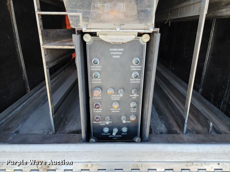 image for item JA9942 1999 Pierce Tilt Cab  ladder fire truck