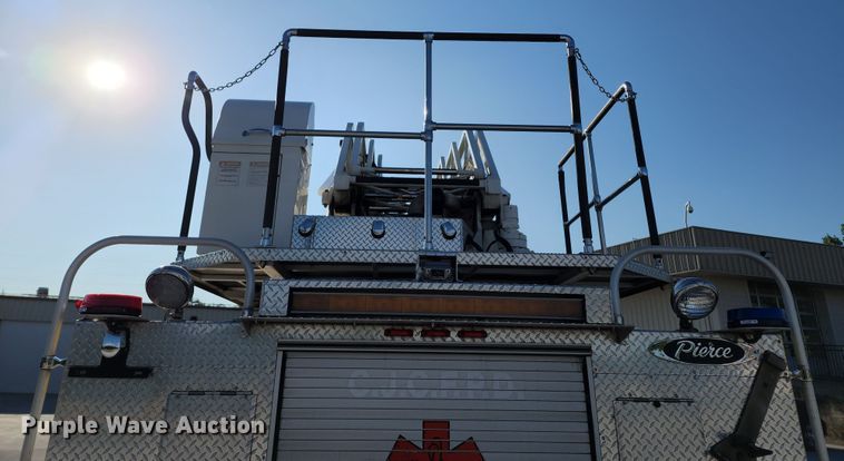 image for item JA9942 1999 Pierce Tilt Cab  ladder fire truck