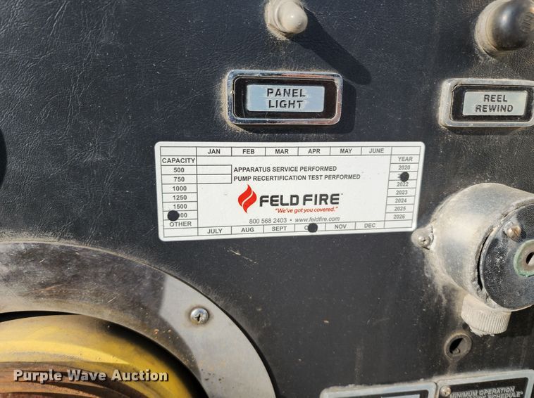 image for item JA9942 1999 Pierce Tilt Cab  ladder fire truck