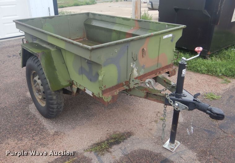 image for item JC9755 1967 M416  utility trailer