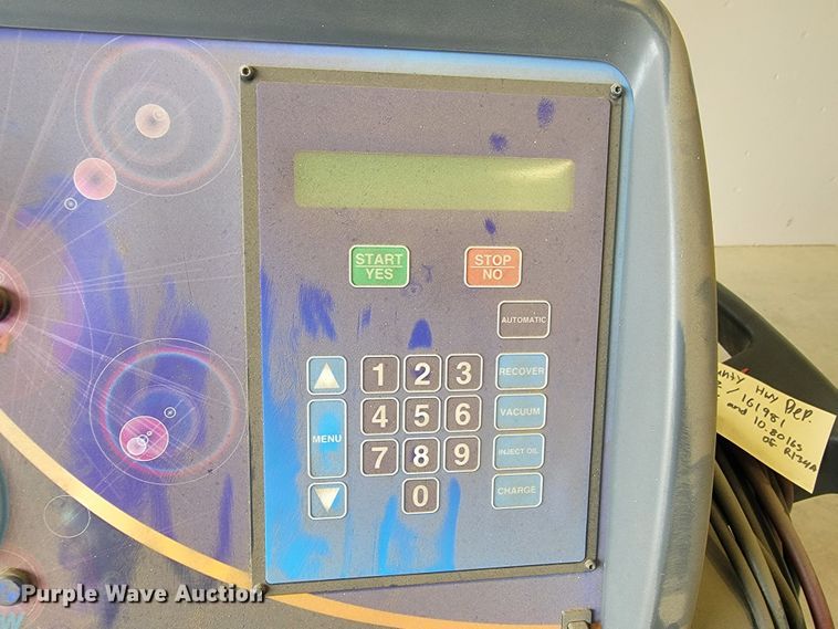 image for item JC9803 SPX Robinair Cooltech 34700Z  refrigerant recovery, recycling, and recharging station