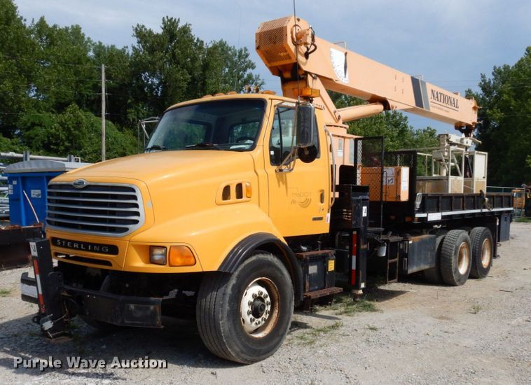 image for item JL9972 2002 Sterling L-Line  crane truck