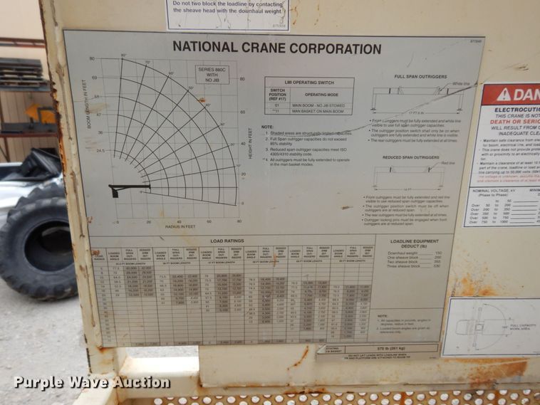 image for item JL9972 2002 Sterling L-Line  crane truck