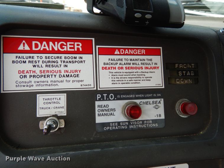 image for item JL9972 2002 Sterling L-Line  crane truck