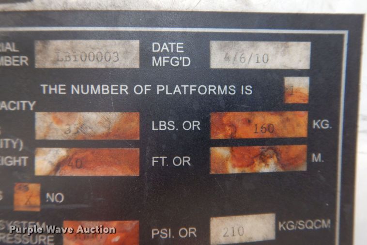 image for item JL9978 2010 Ford F550  bucket truck