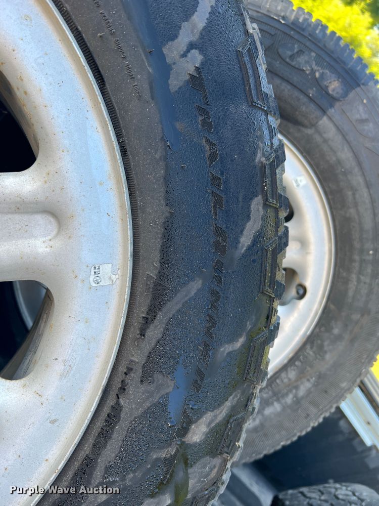 image for item JM9227 (4) Goodyear LT265/70R18 tires and wheels