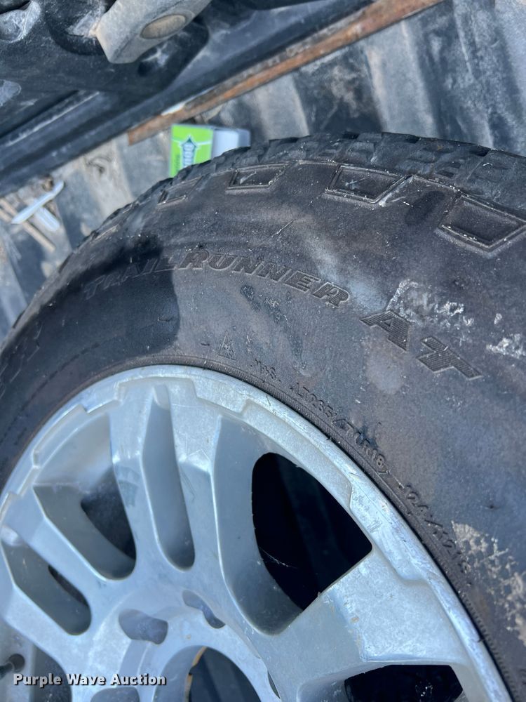 image for item JM9227 (4) Goodyear LT265/70R18 tires and wheels