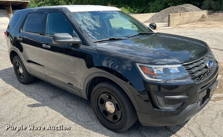image for item JM9249 2018 Ford Explorer Police Interceptor  SUV