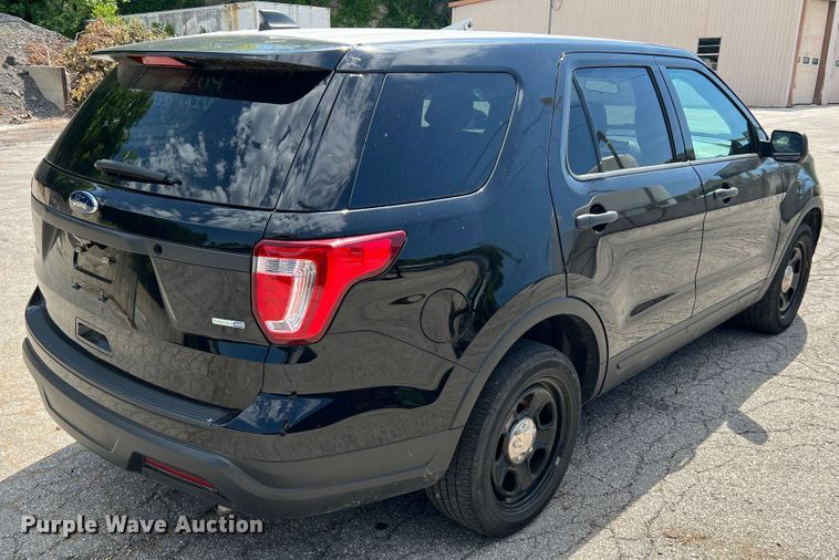 image for item JM9249 2018 Ford Explorer Police Interceptor  SUV