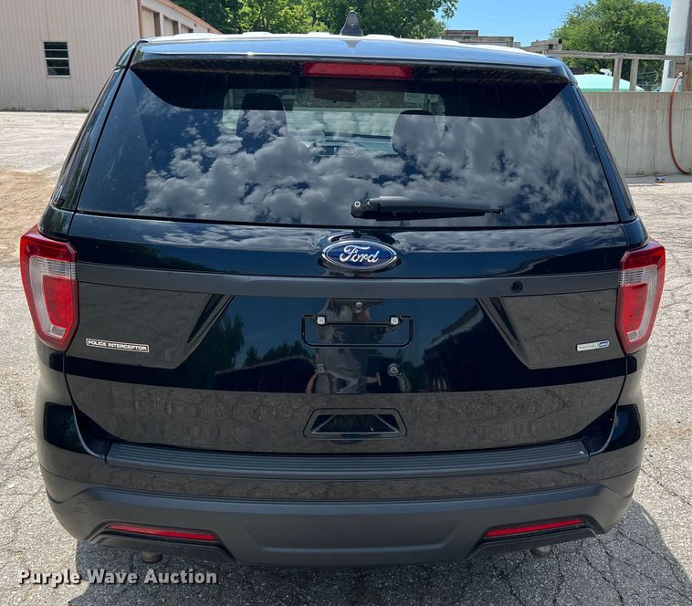 image for item JM9249 2018 Ford Explorer Police Interceptor  SUV