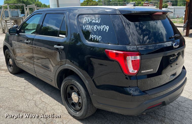 image for item JM9249 2018 Ford Explorer Police Interceptor  SUV