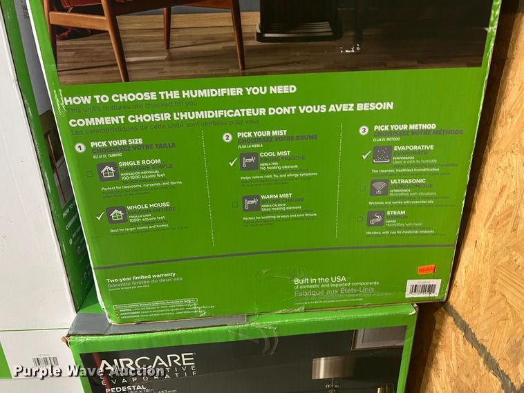 image for item JX9304 (4) AirCare humidifiers