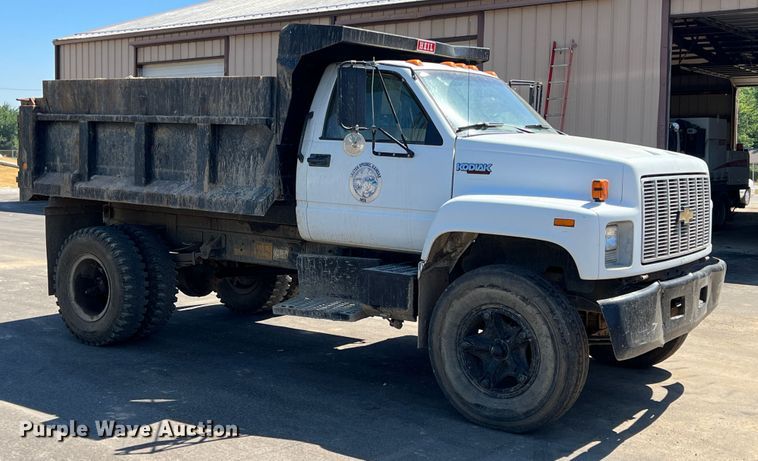 image for item JX9314 1991 Chevrolet Kodiak C5500  dump truck
