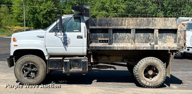 image for item JX9314 1991 Chevrolet Kodiak C5500  dump truck