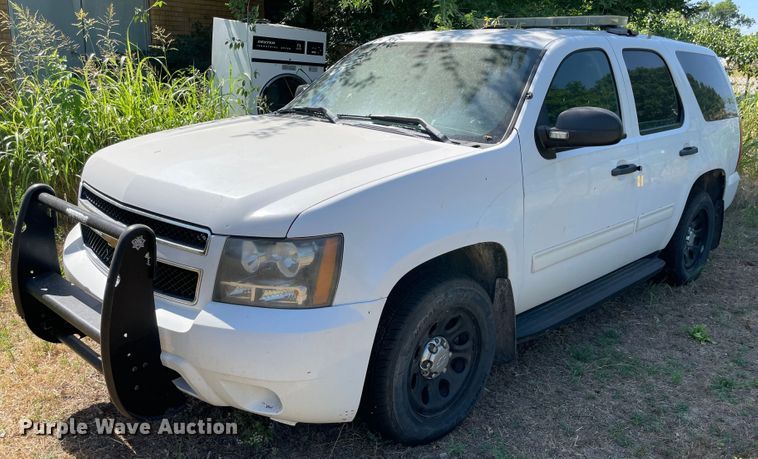 image for item KJ9775 2012 Chevrolet Tahoe Police  SUV