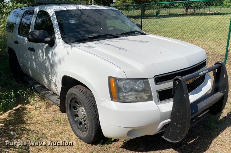 image for item KJ9775 2012 Chevrolet Tahoe Police  SUV