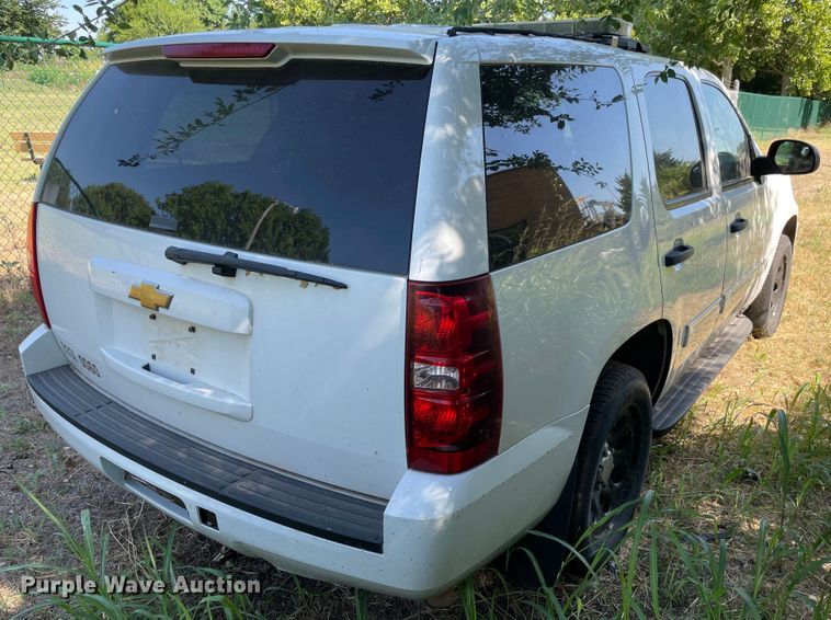 image for item KJ9775 2012 Chevrolet Tahoe Police  SUV
