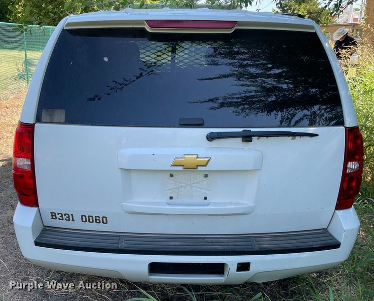 image for item KJ9775 2012 Chevrolet Tahoe Police  SUV