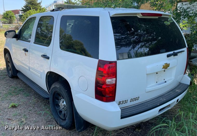 image for item KJ9775 2012 Chevrolet Tahoe Police  SUV