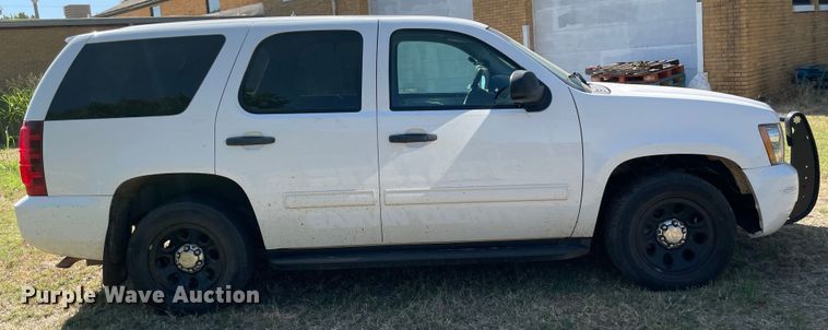 image for item KJ9777 2012 Chevrolet Tahoe Police  SUV