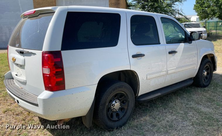 image for item KJ9777 2012 Chevrolet Tahoe Police  SUV