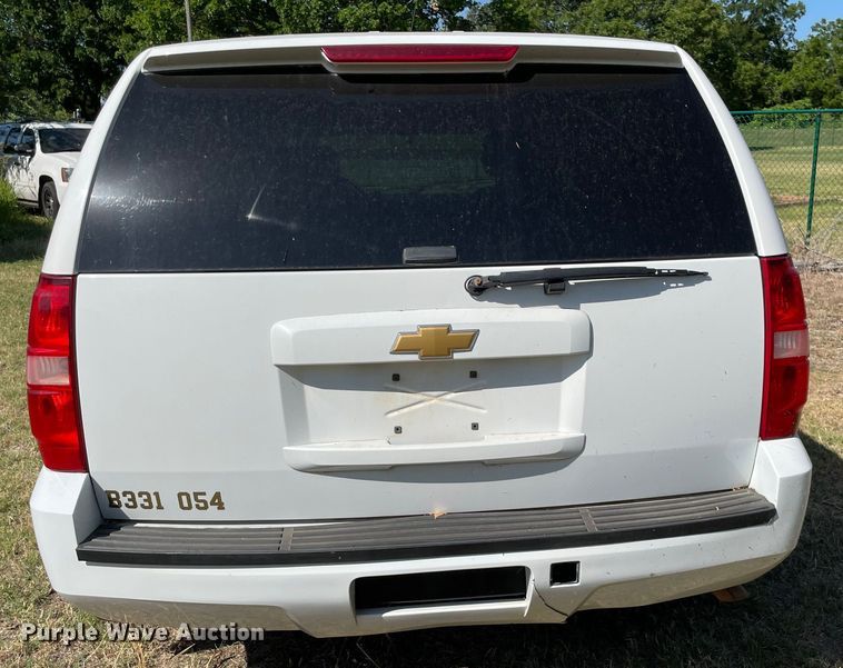 image for item KJ9777 2012 Chevrolet Tahoe Police  SUV
