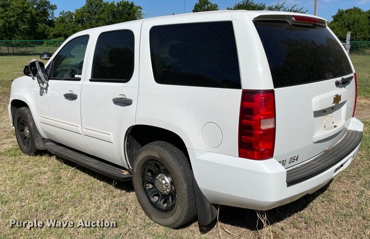 image for item KJ9777 2012 Chevrolet Tahoe Police  SUV