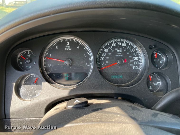 image for item KJ9777 2012 Chevrolet Tahoe Police  SUV