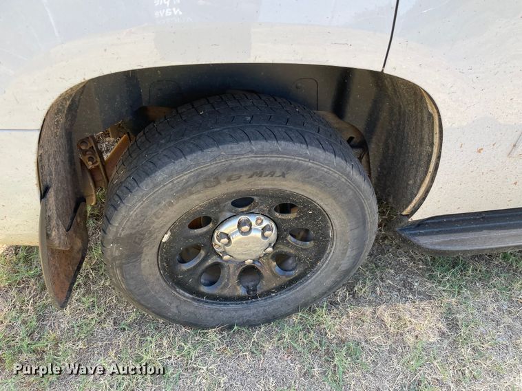 image for item KJ9777 2012 Chevrolet Tahoe Police  SUV