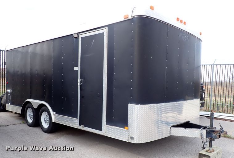 image for item KR9692 2007 Interstate I10218TA3  enclosed cargo trailer