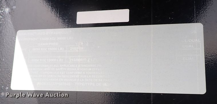 image for item KR9702 2007 Progressive Trailers  equipment trailer