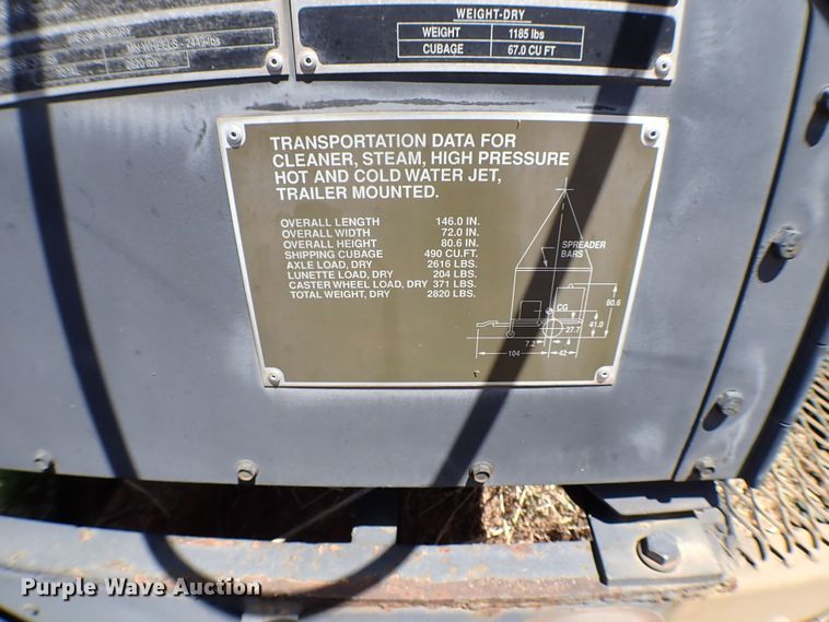 image for item KR9707 1995 US Military MEP701A  generator