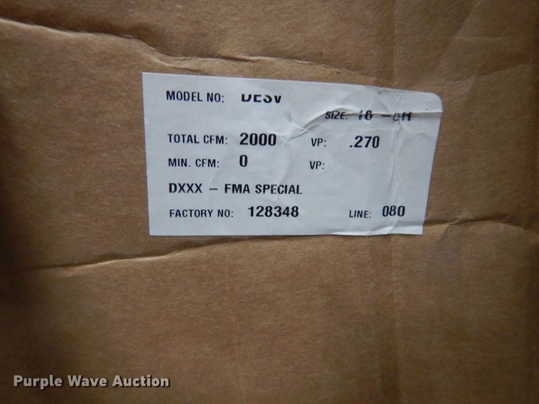 image for item KS9766 Titus DESV  VAV analog single duct terminal box