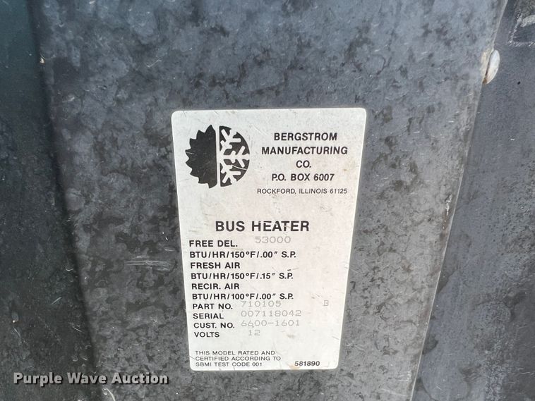 image for item LI9356 2001 Thomas  school bus