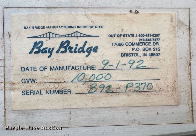 image for item LI9358 1992 Chevrolet G30  box truck