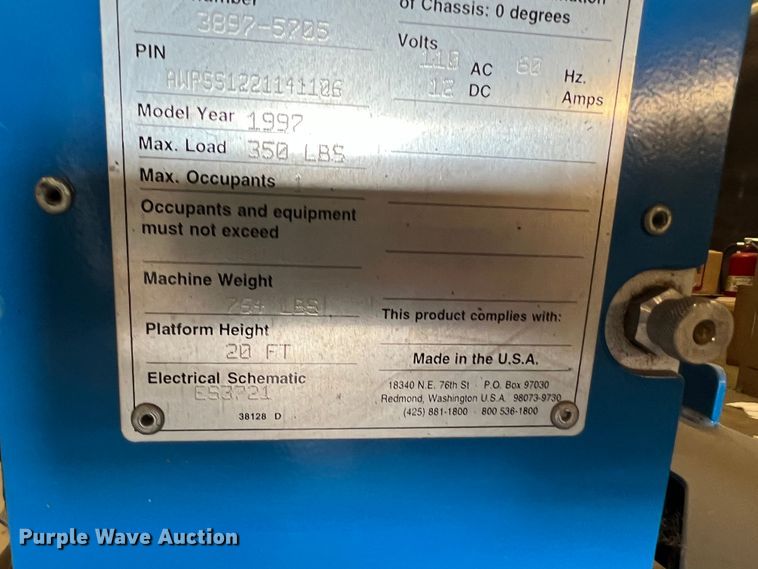 image for item LI9368 Genie AWP-20S  vertical lift