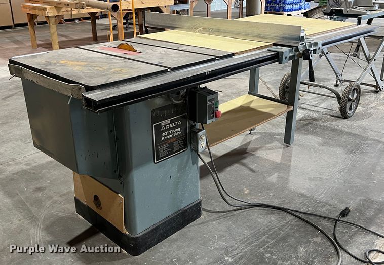 image for item LI9370 Delta  tilt arbor saw