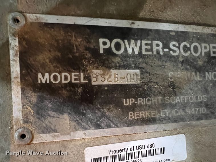image for item LI9373 Power-Scope B525-00  vertical lift