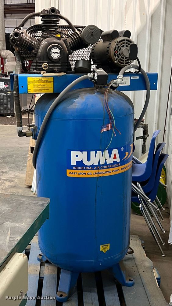 image for item LI9374 Puma PK7080V  air compressor